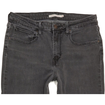Levi's 721 High Rise Women Charcoal Skinny Stretch Jeans W30 L30