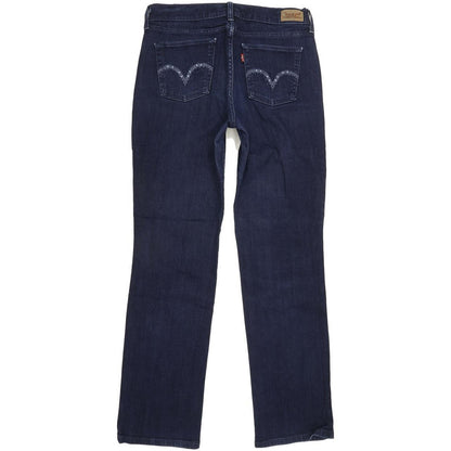 Levi's 505 Women Blue Straight Regular Stretch Jeans W30 L30