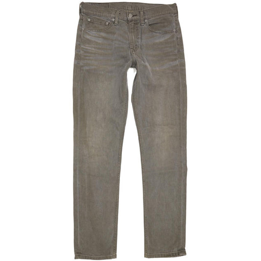 Levi's 511 Men Grey Straight Slim Stretch Jeans W32 L33