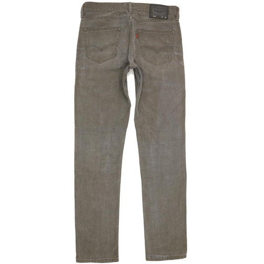 Levi's 511 Men Grey Straight Slim Stretch Jeans W32 L33