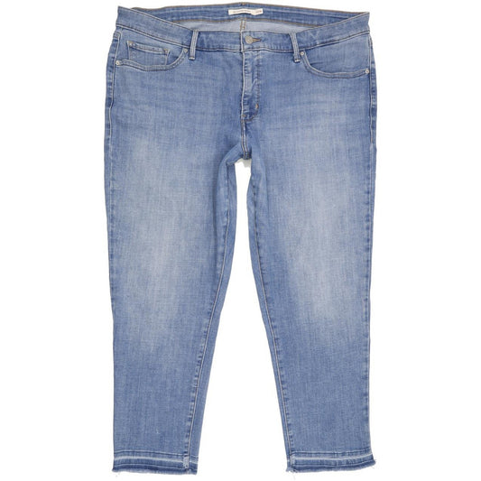 Levi's 311 Shaping Blue Skinny Slim Stretch Jeans High Waisted W44 L26