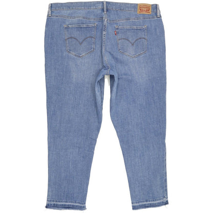 Levi's 311 Shaping Blue Skinny Slim Stretch Jeans High Waisted W44 L26