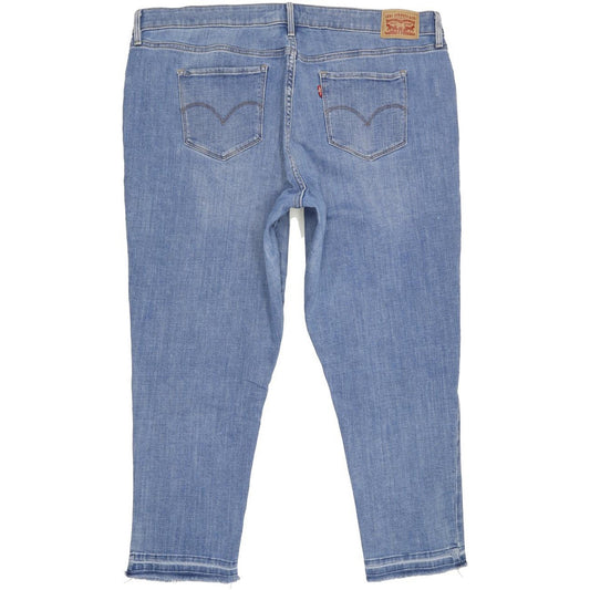 Levi's 311 Shaping Blue Skinny Slim Stretch Jeans High Waisted W44 L26