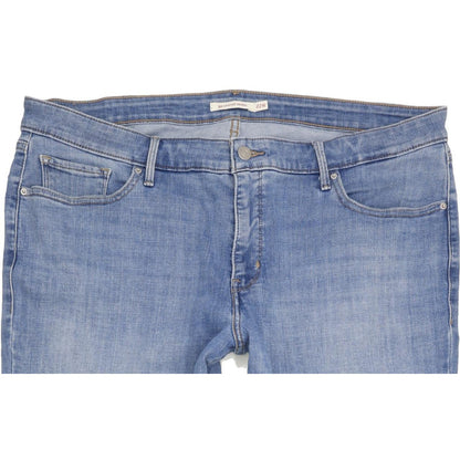 Levi's 311 Shaping Blue Skinny Slim Stretch Jeans High Waisted W44 L26