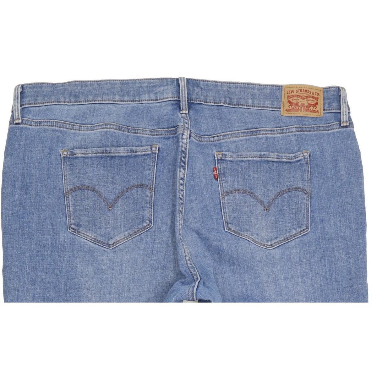 Levi's 311 Shaping Blue Skinny Slim Stretch Jeans High Waisted W44 L26