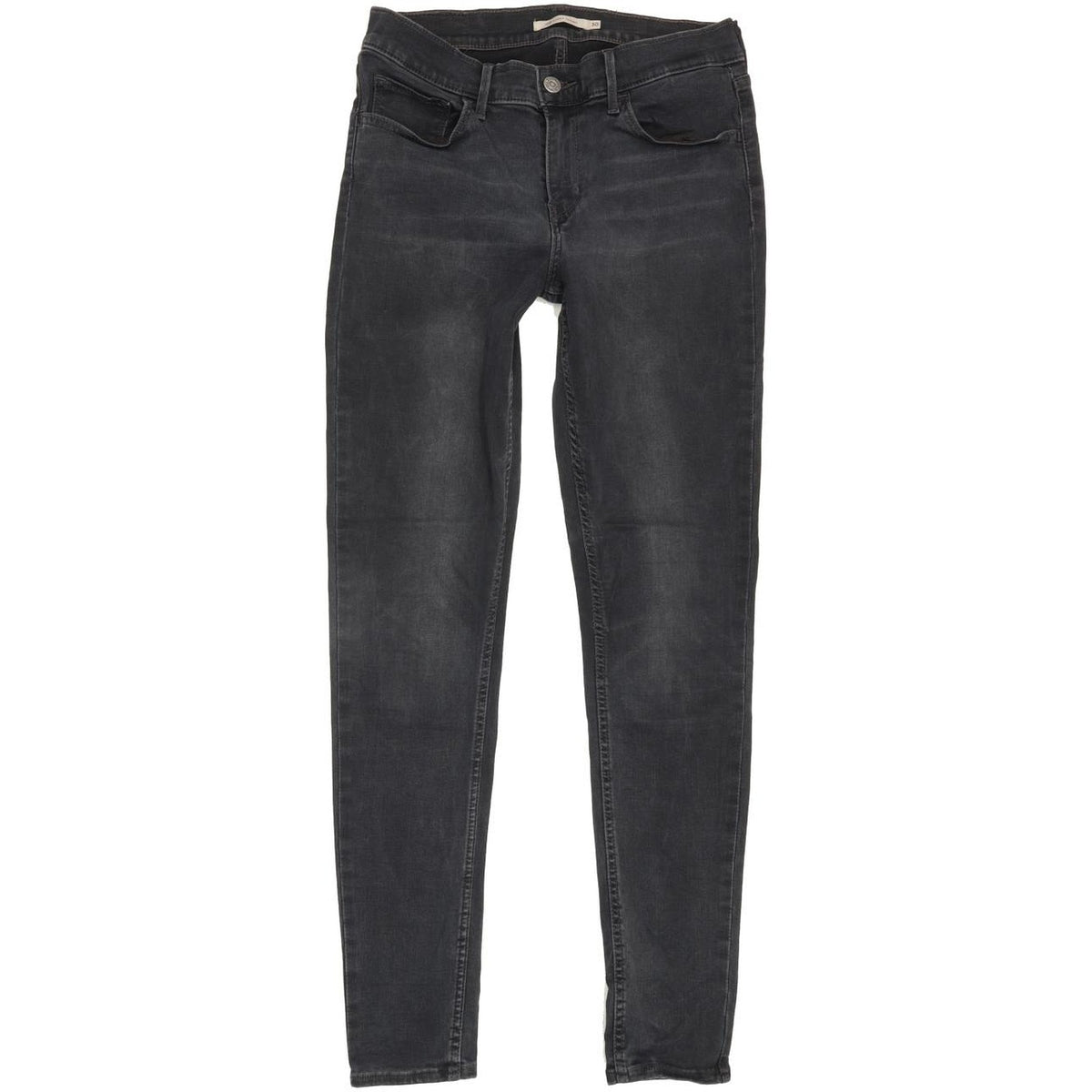 Levi's 710 Super Women Charcoal Skinny Slim Stretch Jeans W30 L30