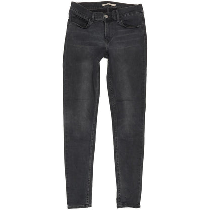 Levi's 710 Super Women Charcoal Skinny Slim Stretch Jeans W30 L30