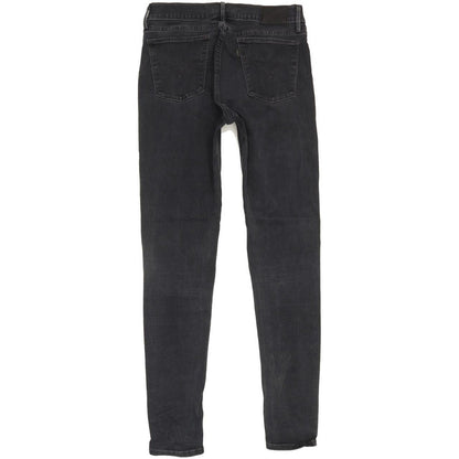 Levi's 710 Super Women Charcoal Skinny Slim Stretch Jeans W30 L30