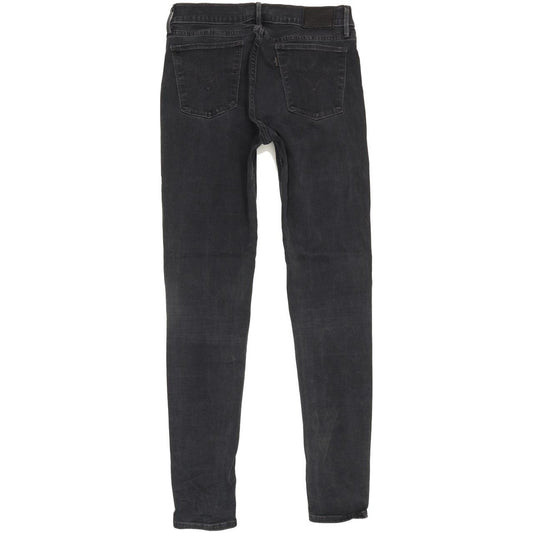 Levi's 710 Super Women Charcoal Skinny Slim Stretch Jeans W30 L30