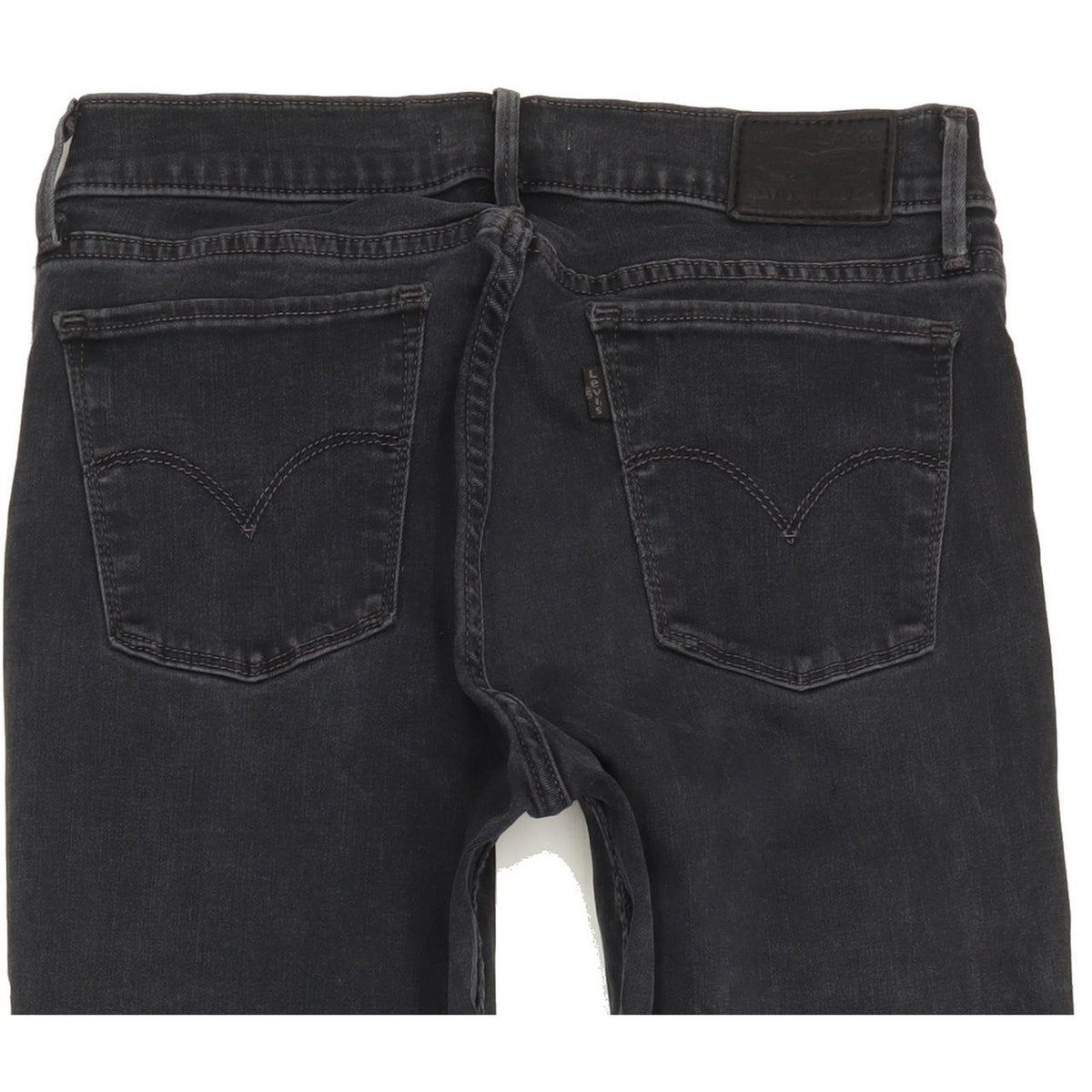 Levi's 710 Super Women Charcoal Skinny Slim Stretch Jeans W30 L30