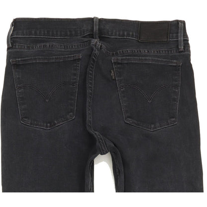 Levi's 710 Super Women Charcoal Skinny Slim Stretch Jeans W30 L30