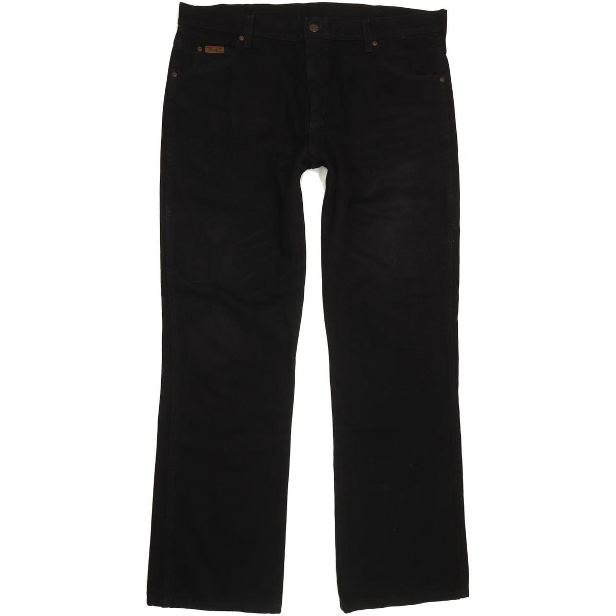 Wrangler Men Black Straight Regular Jeans W38 L34