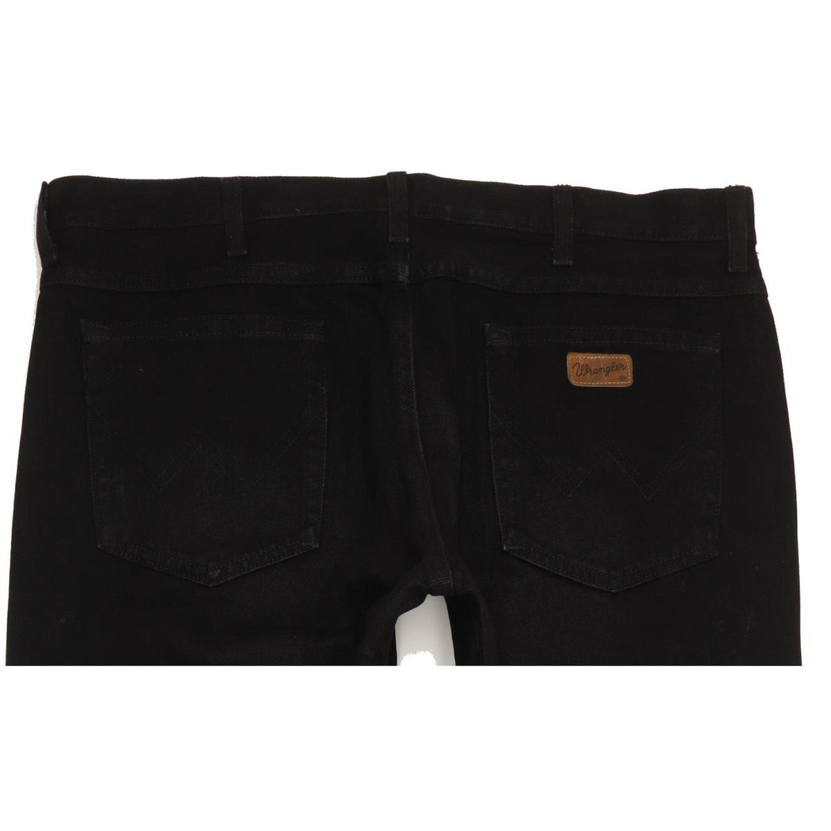Wrangler Men Black Straight Regular Jeans W38 L34