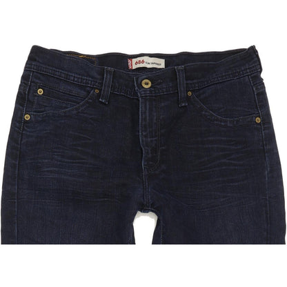 Levi's 686 Women Blue Tapered Slim Jeans W28 L32