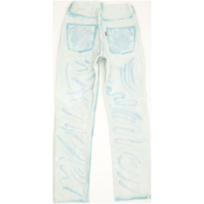 Levi's Women Blue Straight Regular Stretch Jeans W26 L28