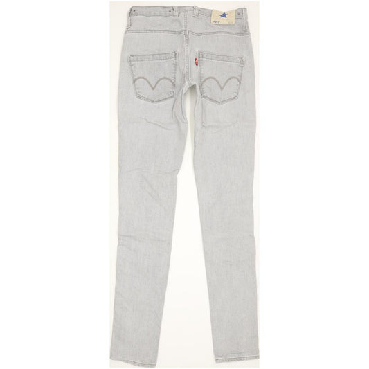 Levi's Men Grey Skinny Slim Stretch Jeans W28 L34
