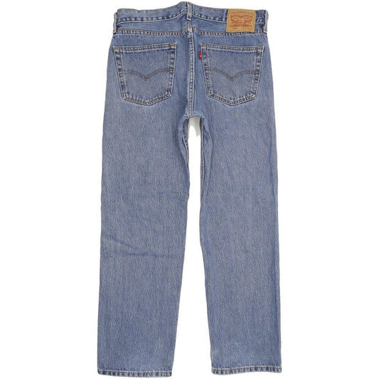 Levi's 505 Men Blue Straight Regular Jeans W34 L29