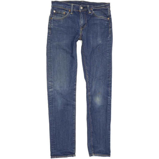 Levi's 508 Men Blue Straight Slim Stretch Jeans W28 L31