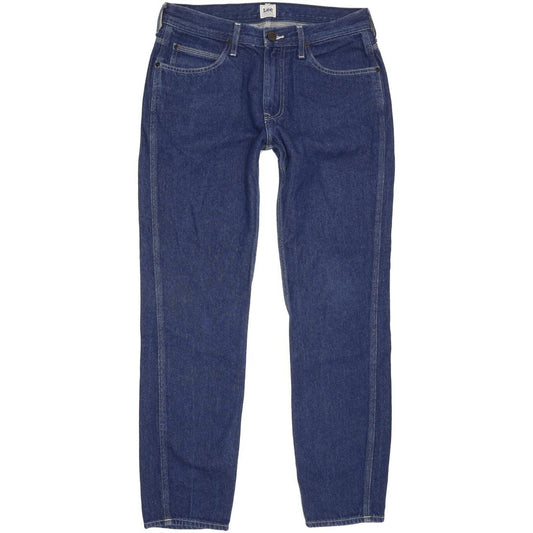 Lee Rider Worker Men Blue Straight Regular Jeans W32 L30