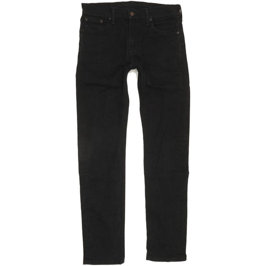 Levi's 510 Men Black Skinny Slim Stretch Jeans W30 L31