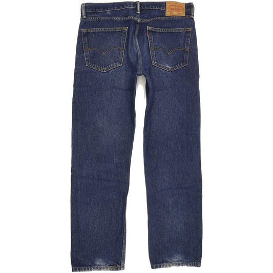 Levi's 505 Men Blue Straight Regular Jeans W36 L32