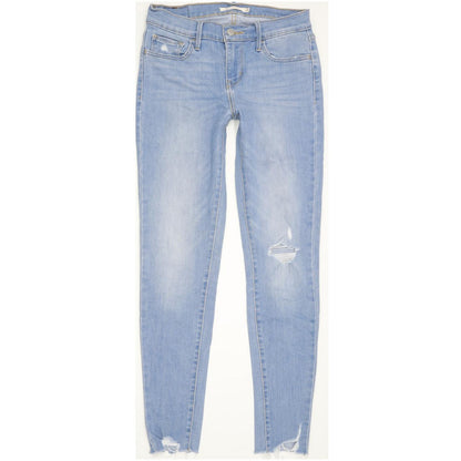 Levi's 710 Super Women Blue Skinny Slim Stretch Jeans W28 L30