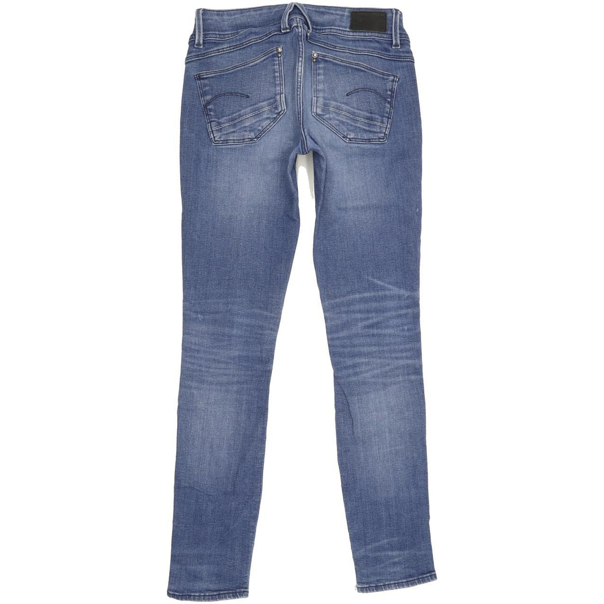 G-Star Lynn Mid Women Blue Skinny Slim Stretch Jeans W26 L30