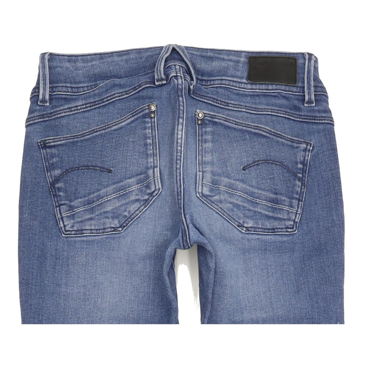 G-Star Lynn Mid Women Blue Skinny Slim Stretch Jeans W26 L30
