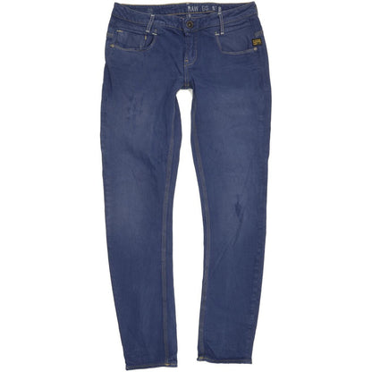 G-Star Women Blue Skinny Slim Stretch Jeans W28 L29