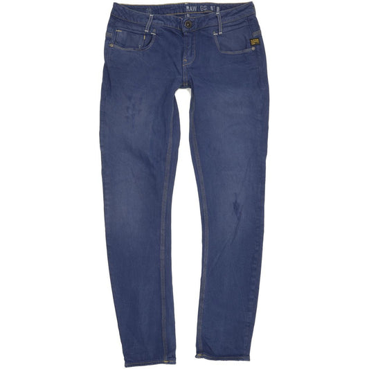 G-Star Women Blue Skinny Slim Stretch Jeans W28 L29