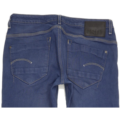 G-Star Women Blue Skinny Slim Stretch Jeans W28 L29