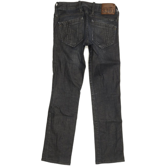 G-Star Elect Women Navy Straight Slim Stretch Jeans W26 L26