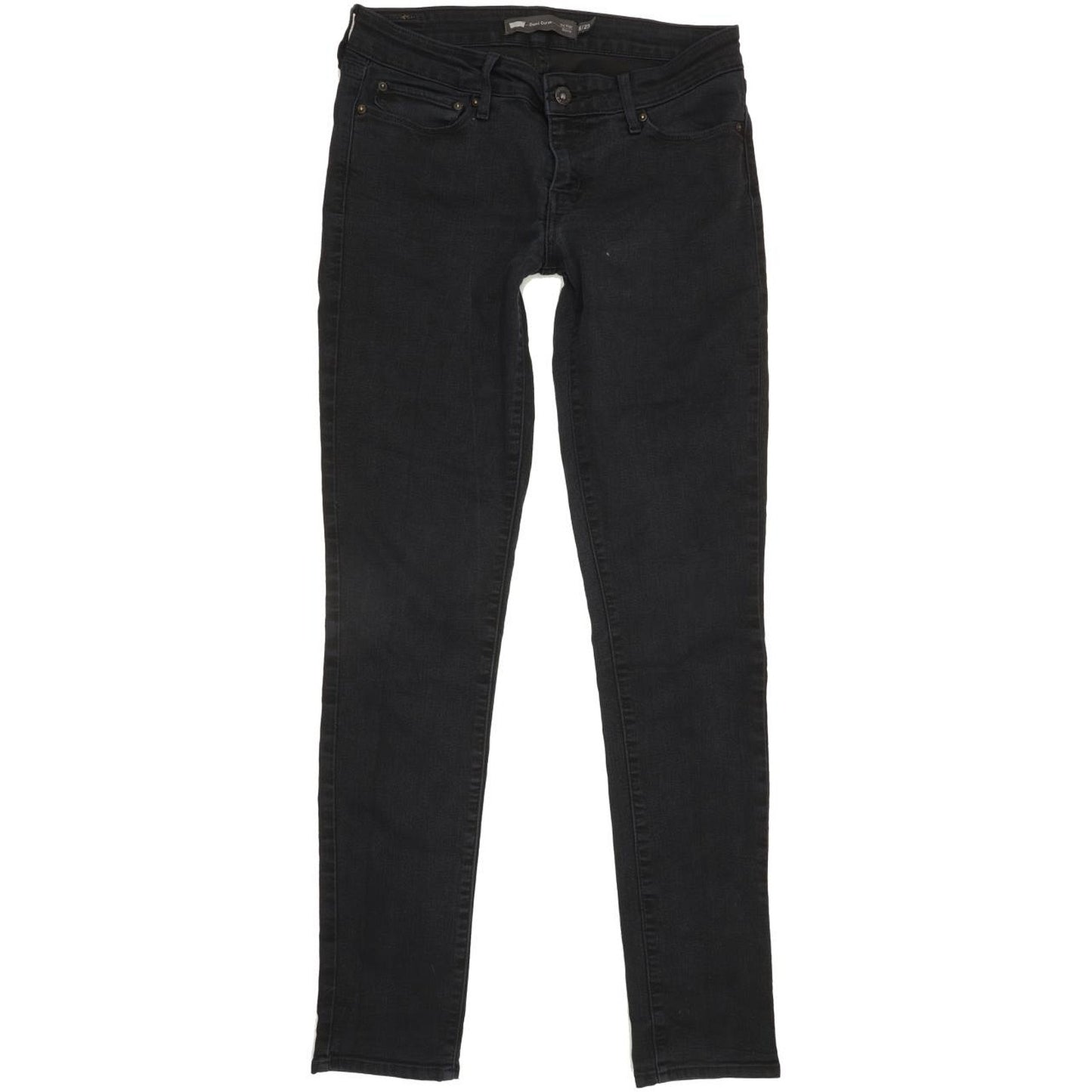 Levi's Demi Curve Women Black Skinny Slim Stretch Jeans W29 L32