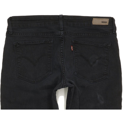 Levi's Demi Curve Women Black Skinny Slim Stretch Jeans W29 L32