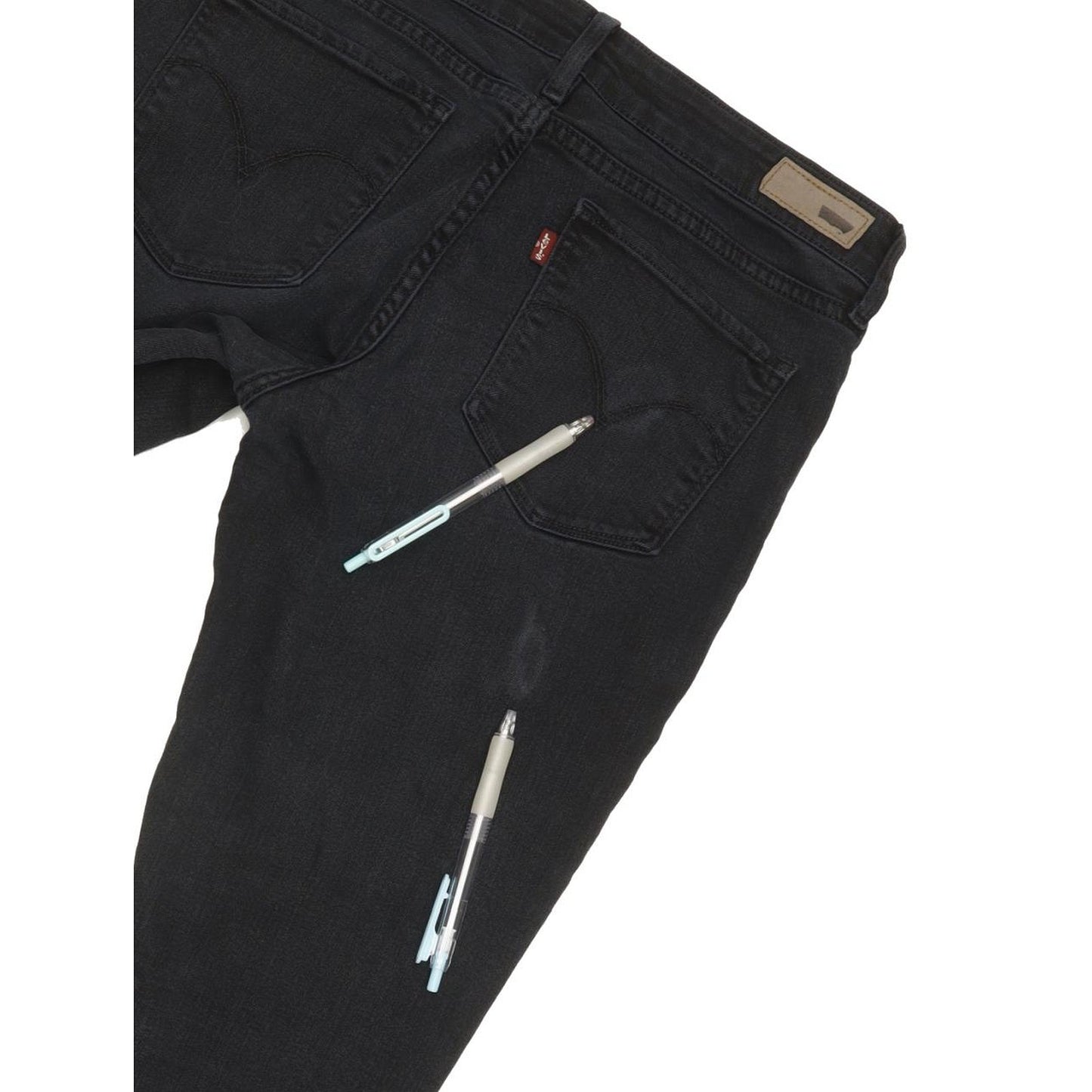 Levi's Demi Curve Women Black Skinny Slim Stretch Jeans W29 L32