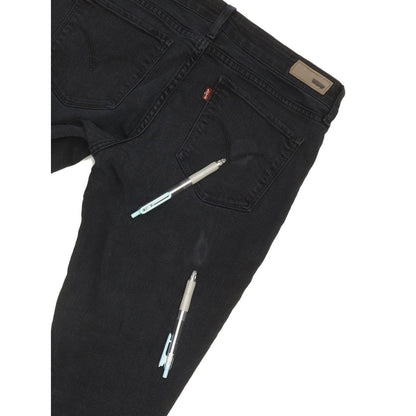 Levi's Demi Curve Women Black Skinny Slim Stretch Jeans W29 L32