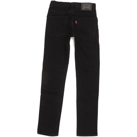 Levi's 510 Kids Black Skinny Slim Stretch Jeans W26 L27