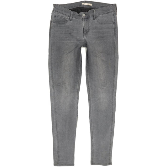 Levi's 710 Super Women Grey Skinny Slim Stretch Jeans W31 L30