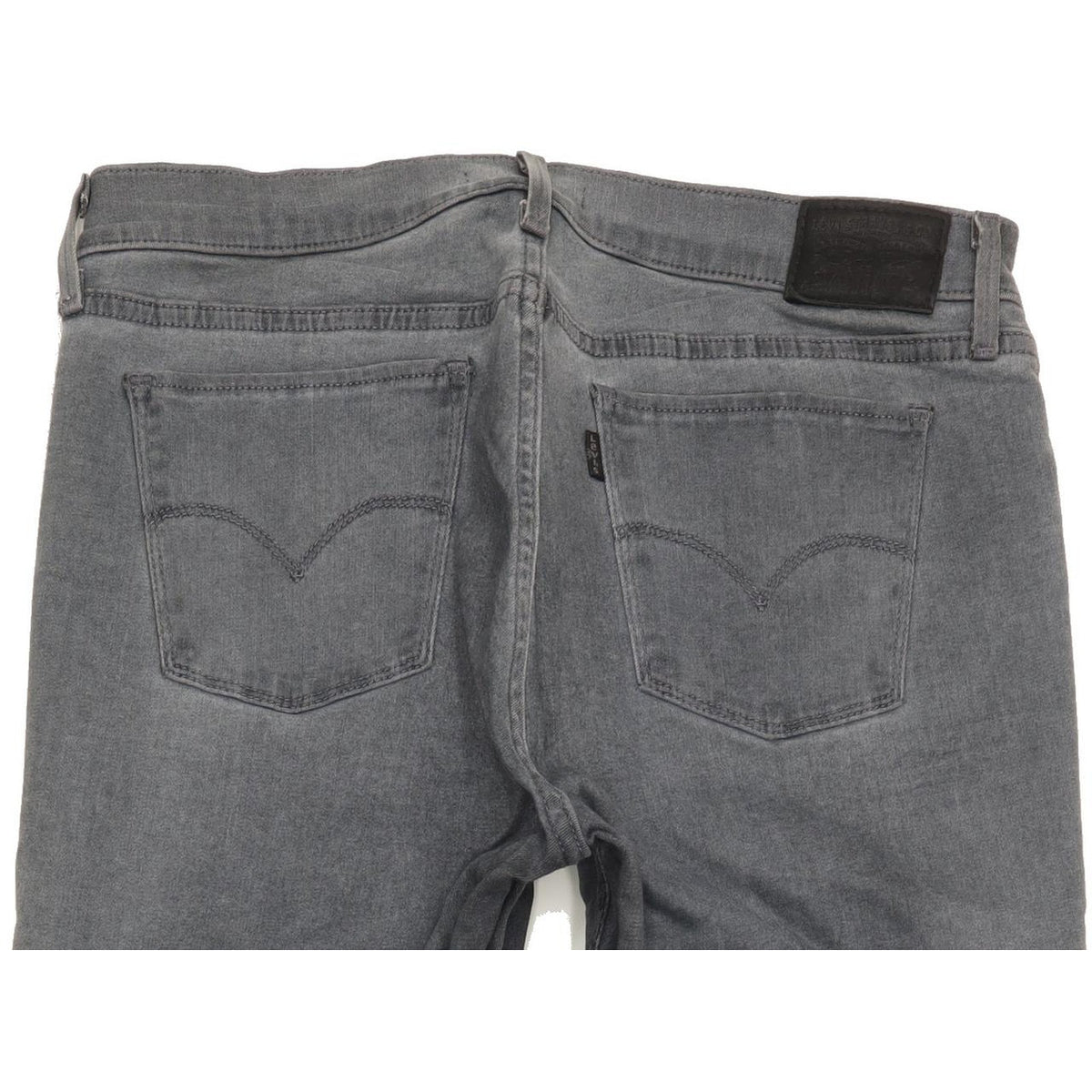 Levi's 710 Super Women Grey Skinny Slim Stretch Jeans W31 L30