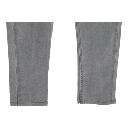 Levi's 710 Super Women Grey Skinny Slim Stretch Jeans W31 L30