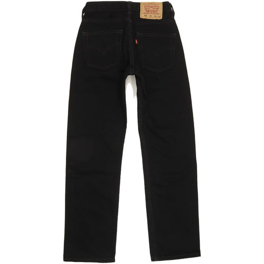 Levi's 535 Black Straight Regular Jeans W27 L28