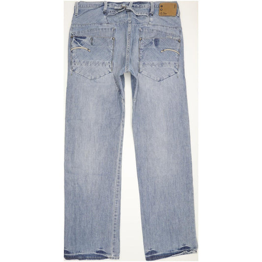 G-Star Blade Orginal Men Blue Straight Regular Jeans W36 L33