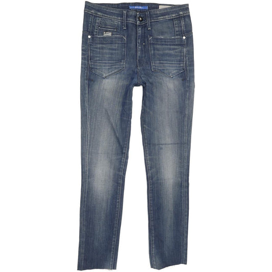 G-Star Low T Blue Tapered Loose Stretch Jeans High Waisted W25 L27