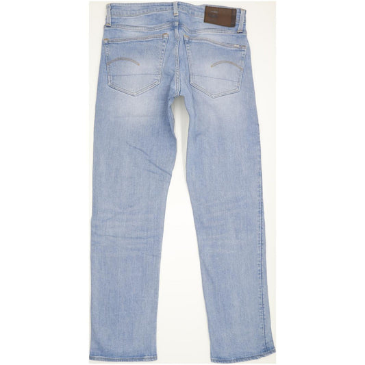 G-Star 3301 Men Blue Straight Regular Stretch Jeans W30 L31