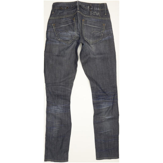 G-Star Women Blue Straight Slim Stretch Jeans W27 L32