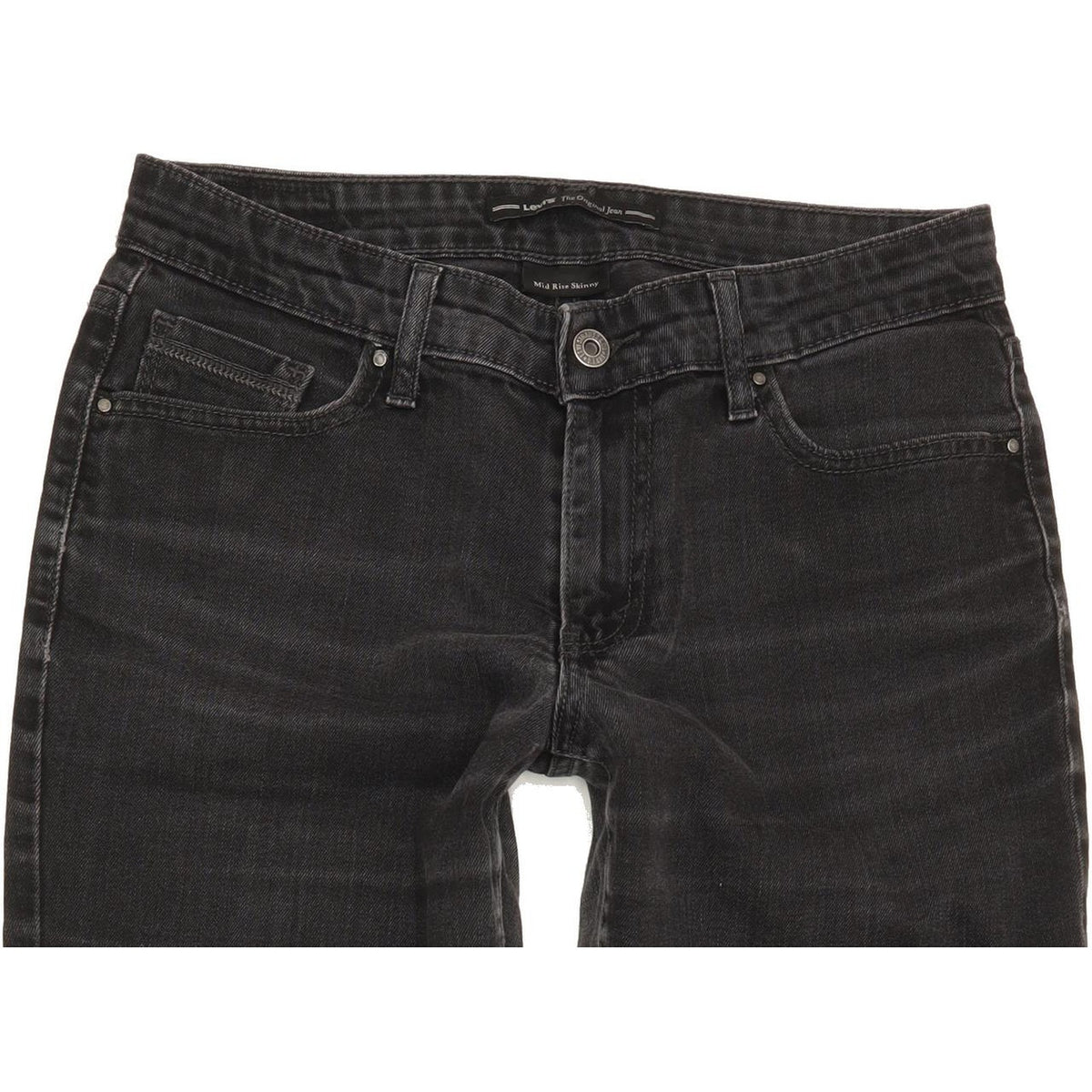 Levi's Women Black Skinny Regular Stretch Jeans W28 L29