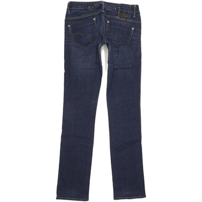 G-Star Midge Women Blue Straight Slim Stretch Jeans W29 L34