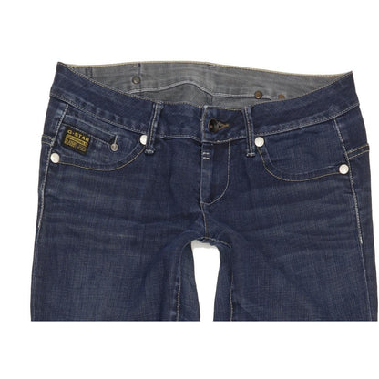 G-Star Midge Women Blue Straight Slim Stretch Jeans W29 L34