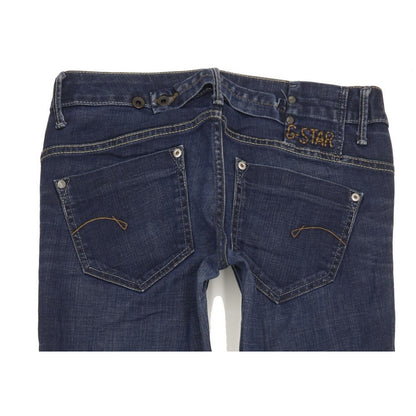 G-Star Midge Women Blue Straight Slim Stretch Jeans W29 L34