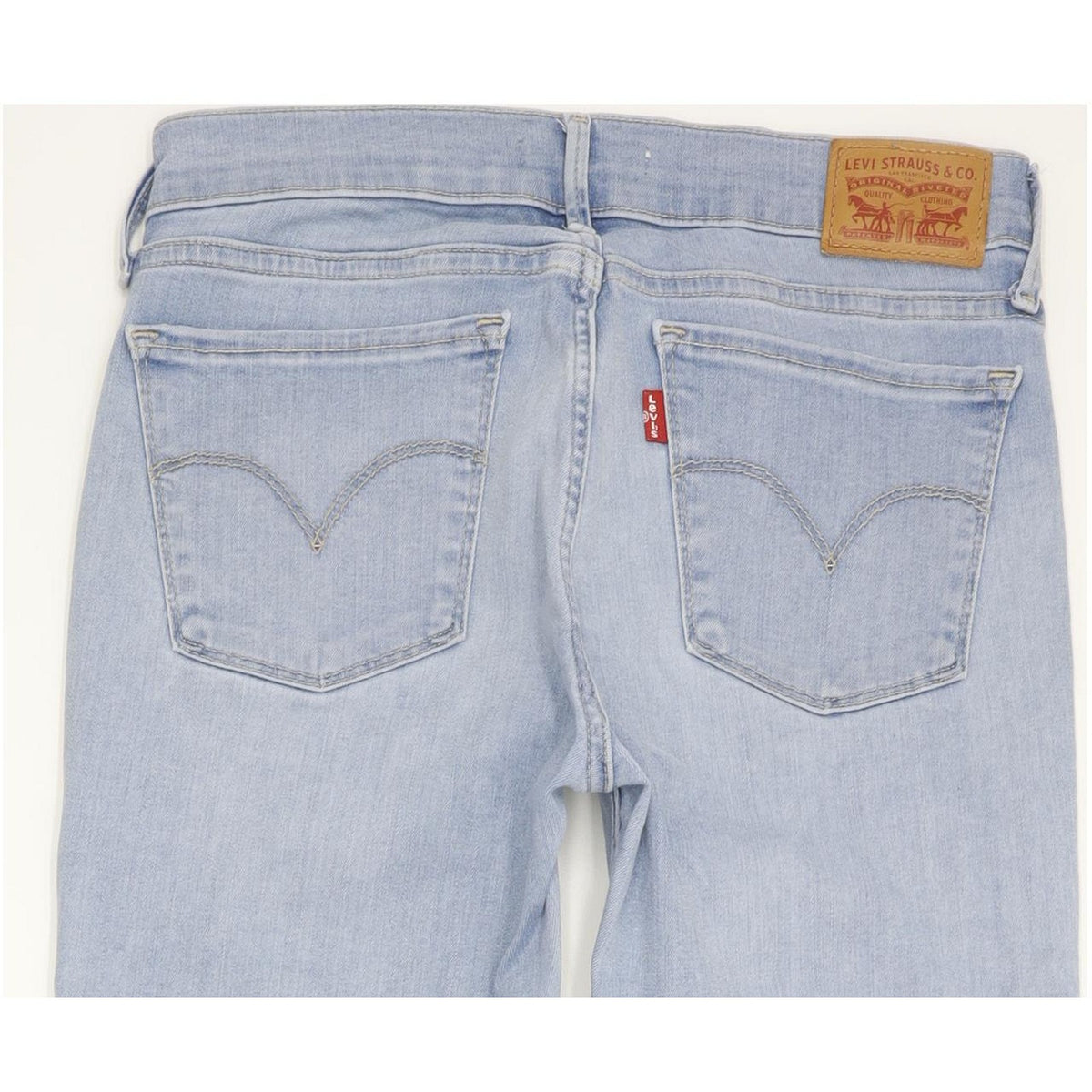 Levi's 710 Super Women Blue Skinny Slim Stretch Jeans W27 L30